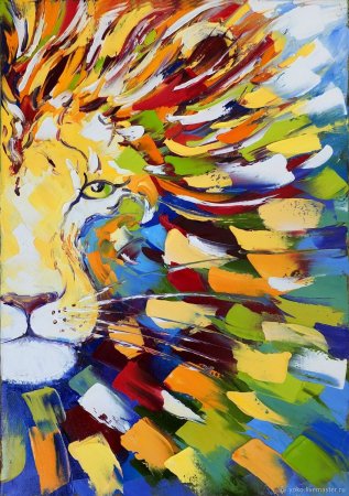 Лев мастихином картина