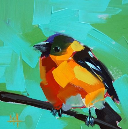 Художница Анжела Моултон