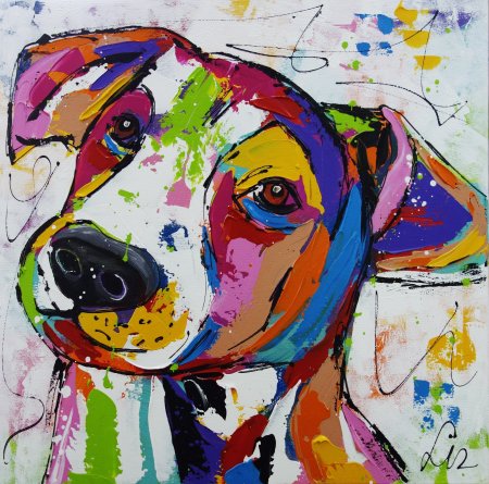 Абстракционизм собака