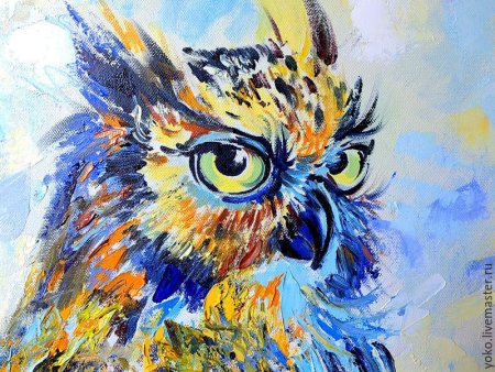 Картина Натальи Ширяевой Сова