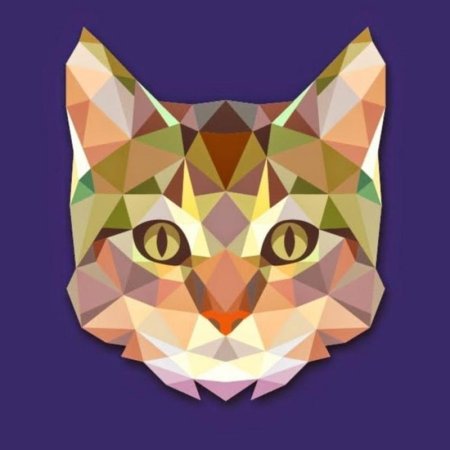 Кошка кубизм