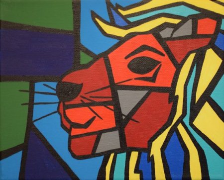 Зебра Пикассо кубизм