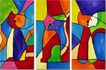 Кубизм Пикассо кот