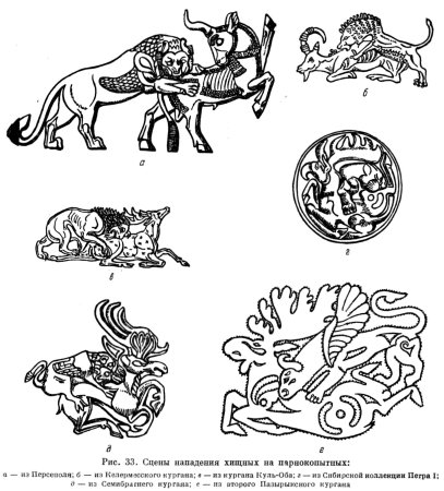 Зооморфный орнамент скифов