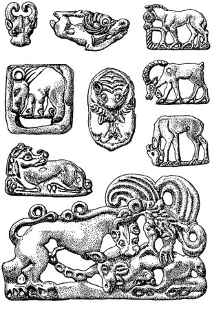 Скифо Сакская культура Татуировка