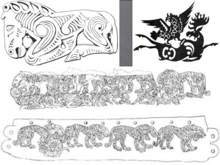 Зооморфный орнамент скифов