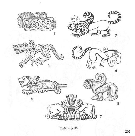 Стилизация скифских животных