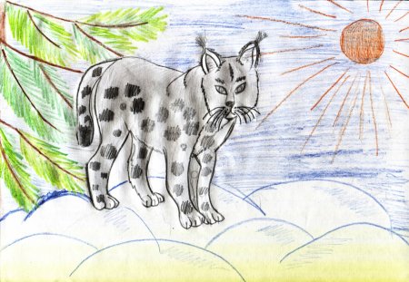 Лиса на прозрачном фоне