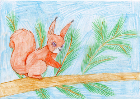 Рисунок Уссурийского тигра