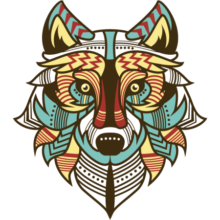 Животные в индейском стиле