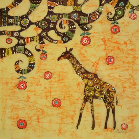 Картина этностиль Африка