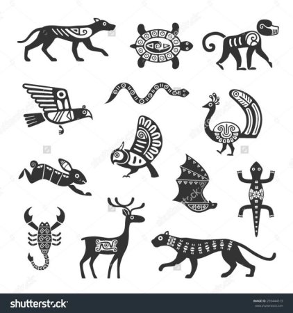 Африканский зооморфный орнамент