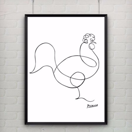 Петух картина Пикассо