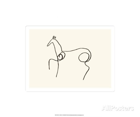 Пабло Пикассо одной линией