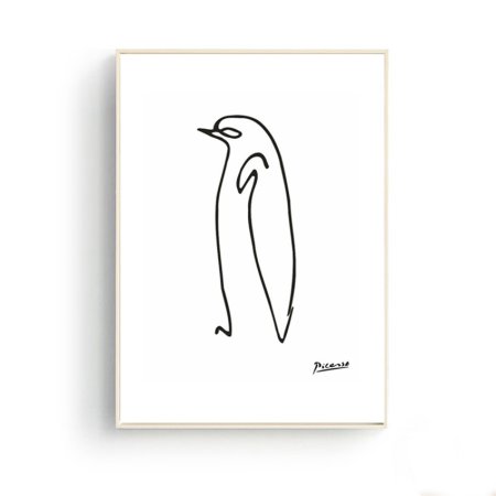 Картины одной линией Пикассо