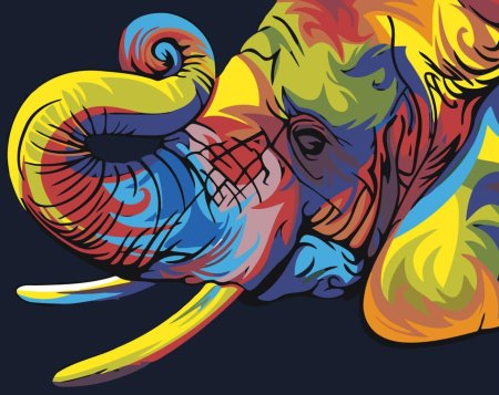 Картина по номерам Артвентура Радужный