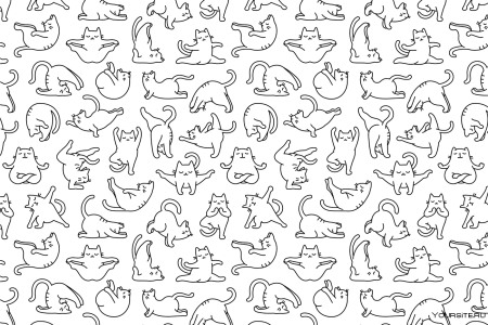 Узоры с котиками