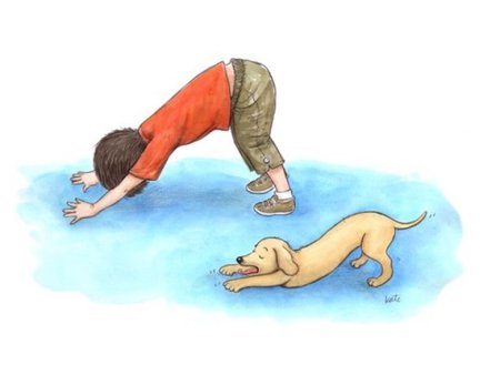 Йога для детей животные