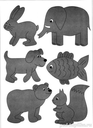 Фигурки животных вырезать
