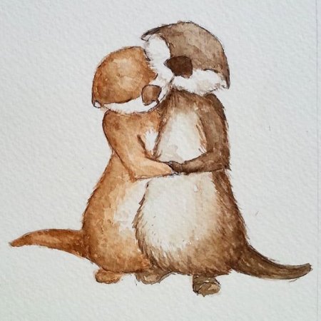 Hug животные рисунок