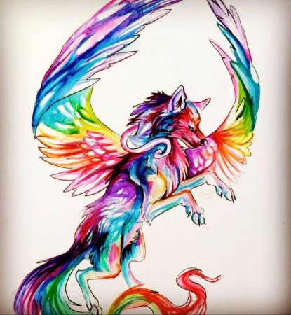 Радужная лиса