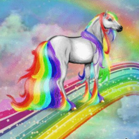Радужные лошадки