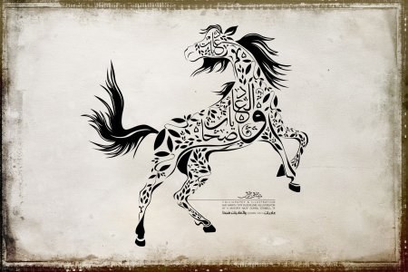 Каллиграфические животные