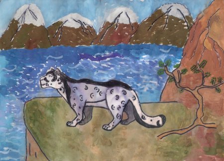 Рисунки животных Байкала