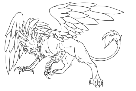 Раскраски Мифические животные