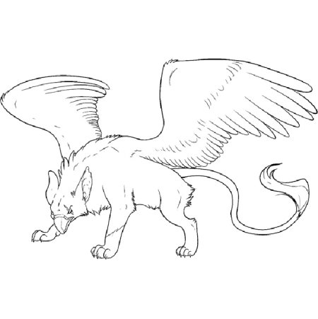 Мифические существа карандашом легко