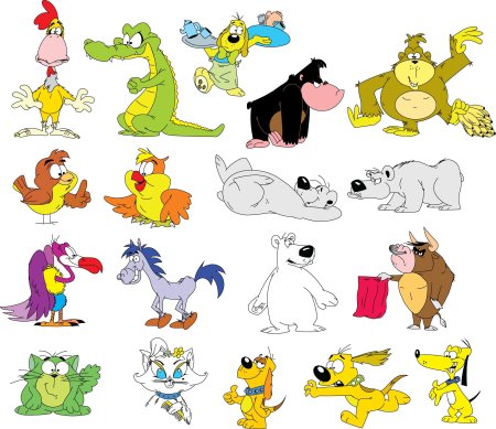 Мультяшные животные