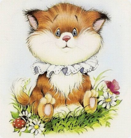 Зверюшки с цветами