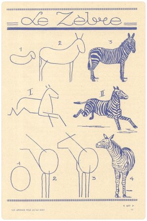 Как нарисовать зебру