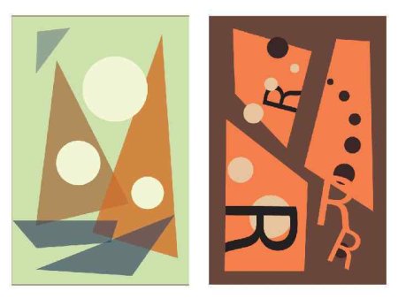 Декоративная симметричная композиция