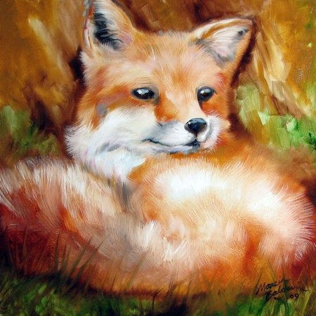 Лиса картина