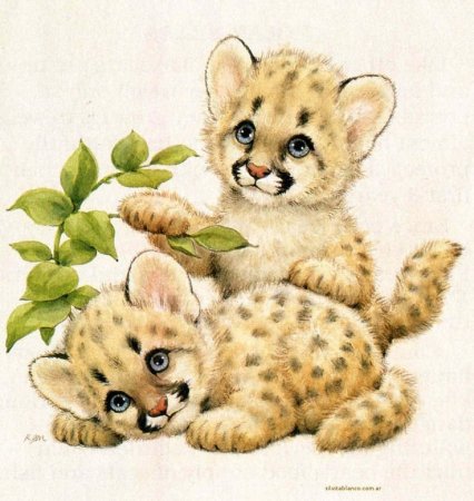 Милые животные рисунки