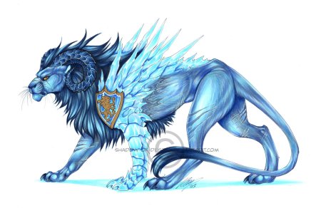 Ледяной Фамильяр дракон