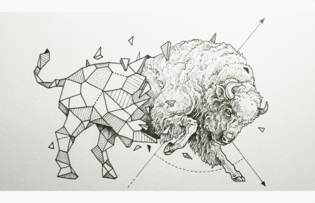 Kerby Rosanes геометрические животные