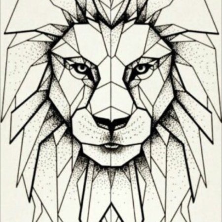 Животные геометрическими фигурами