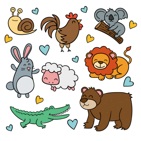 Векторные иллюстрации животных