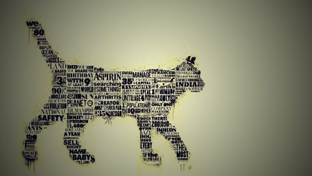 Рисование буквами животных