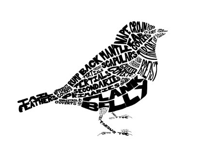 Шрифтовая композиция легко