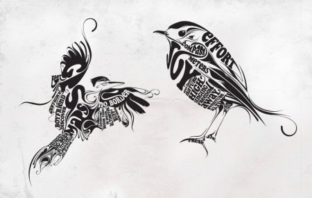 Шрифтовая композиция каллиграмма