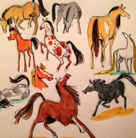 Дега изображение лошади