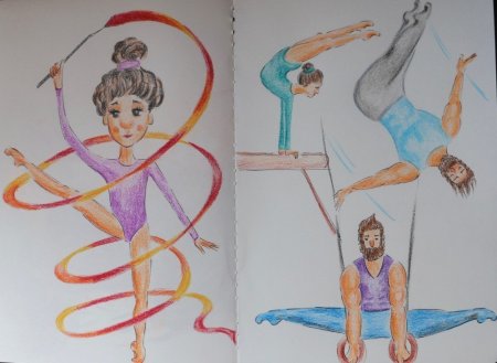 Зарисовки гимнасток