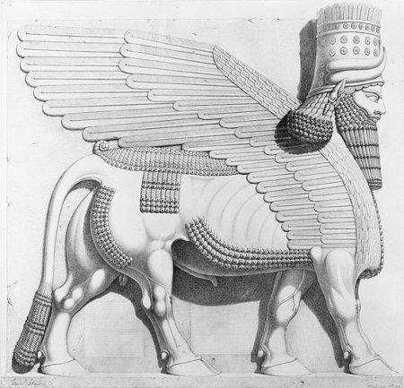 Искусство Месопотамии Шеду рисунок