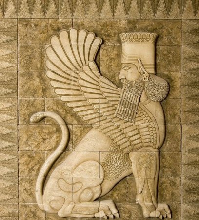 Крылатый Лев Ассирия