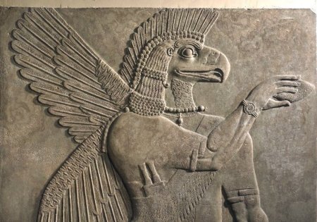 Ассирия барельефы