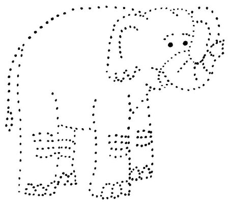 Рисование по точкам для дошкольников