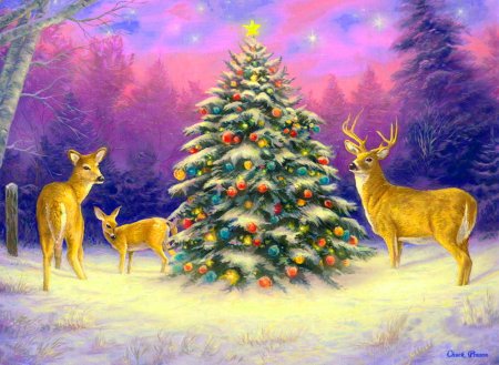 Chuck Pinson картины Рождество